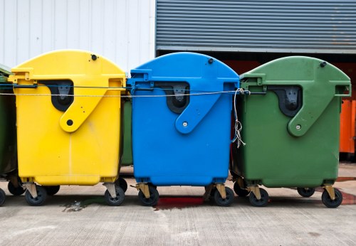 Bulk waste items ready for collection