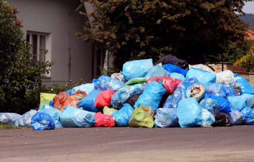 Clean and well-maintained collection points for rubbish in South Norwood