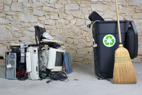 Bulk waste items being collected in Norwood