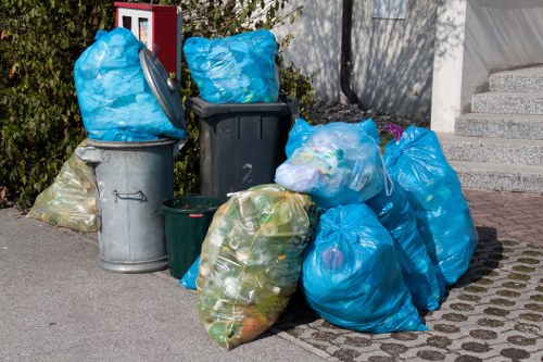 Rubbish removal professionals at work in South East London