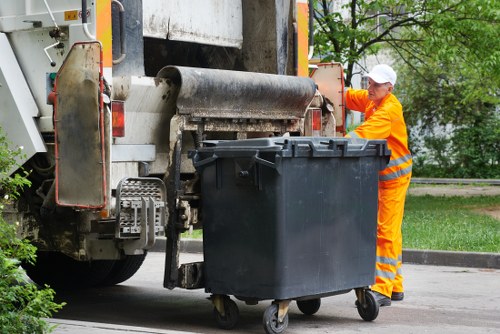 Regular waste collection bins in Camberwell