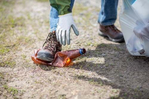 Southwark neighborhood during waste collection day